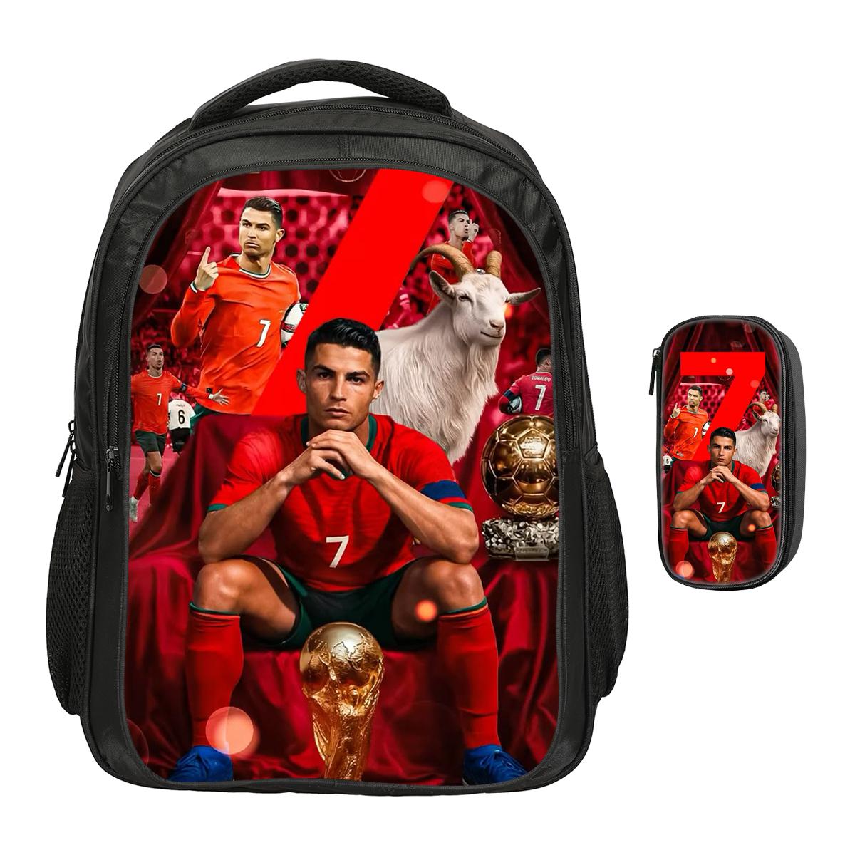 Ronaldo divslāņu mugursoma CR Futbola zvaigzne