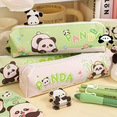 Cartoon Canvas Capybara Panda Rabbit Piórnik Torba Uroczy Kreatywny Pudełko Na Artykuły Papiernicze Duża Pojemność Piórnik Przybory Szkolne