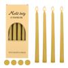Wedding Pillar Candles 10-Inch Morandi Muted Color Smokeless Unscented Soy Wax Handmade for Bars Weddings Ceremony Centerpiece