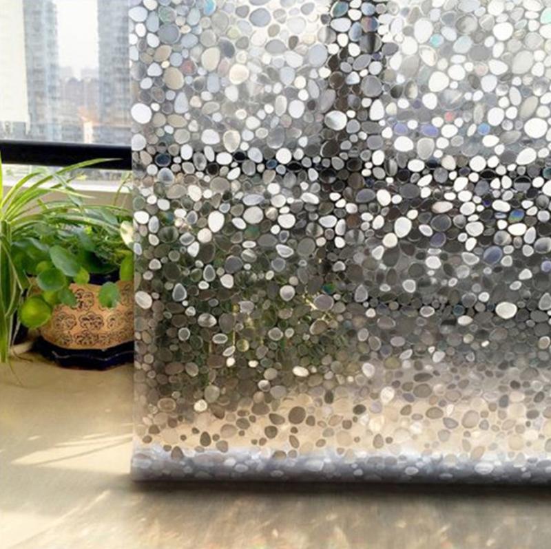 Neue wasserdichte PVC-Milchglas-Fenster-Sichtschutzfolie, Aufkleber, Schlafzimmer, Badezimmer, selbstklebende Folie, Heimdekoration