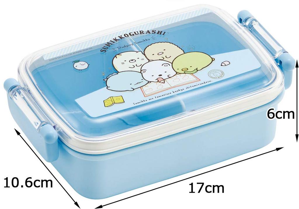 Skater Bento RBF3AN Children's Box, Sumikkogurashi, Study, 450ml,