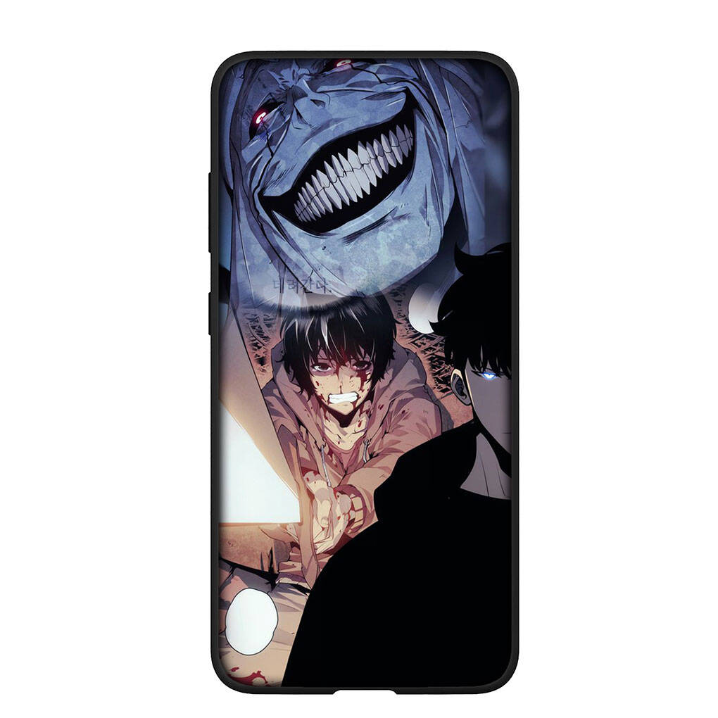 Phone Case for Samsung Galaxy S25 S23 S22 S24 Ultra FE A05 A06 A15 A16 A36 A37 A35 A54 A55 A56 A57 A25 A26 A53 A17 Cartoon Solo Leveling Arise Cover