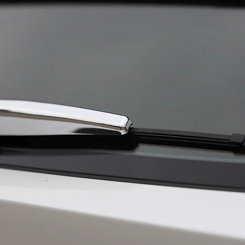 3PCS ABS Chrome Car Rear Window Wiper Cover Trim Sticker Sequin Decoration Auto Accessories For BMW X3 G01 2018
