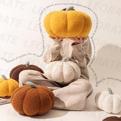 One PC Pumpkin Pillow Plush Creative Sofa Bedroom Cushion Home Decoration Halloween Gift Christmas Halloween Thanksgiving Gift