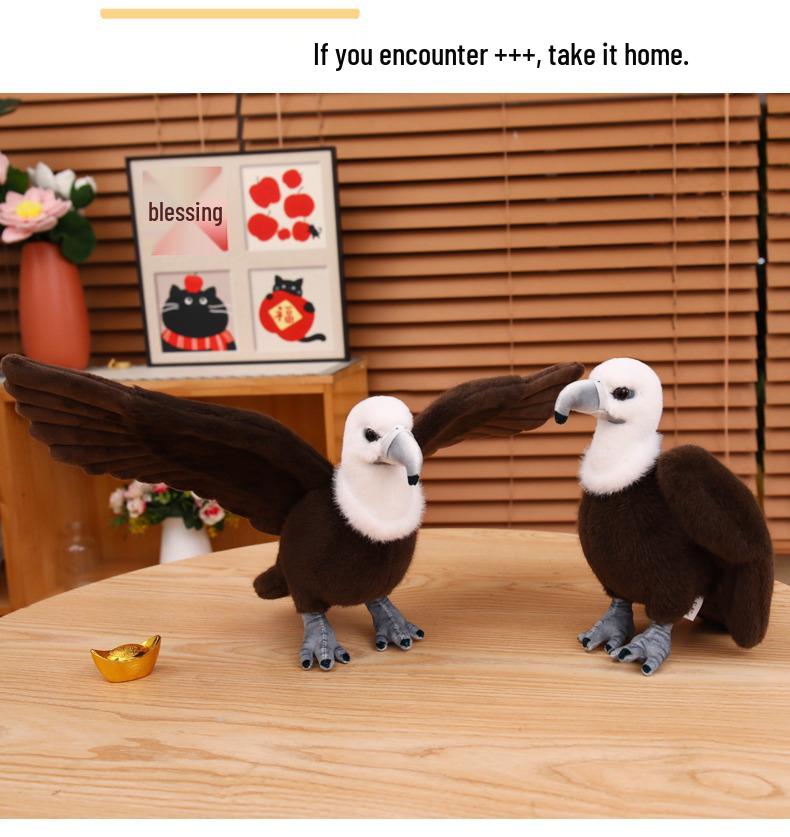 Stofftier Weißkopfseeadler - Kinderspielzeug und Heimdeko-Ornament