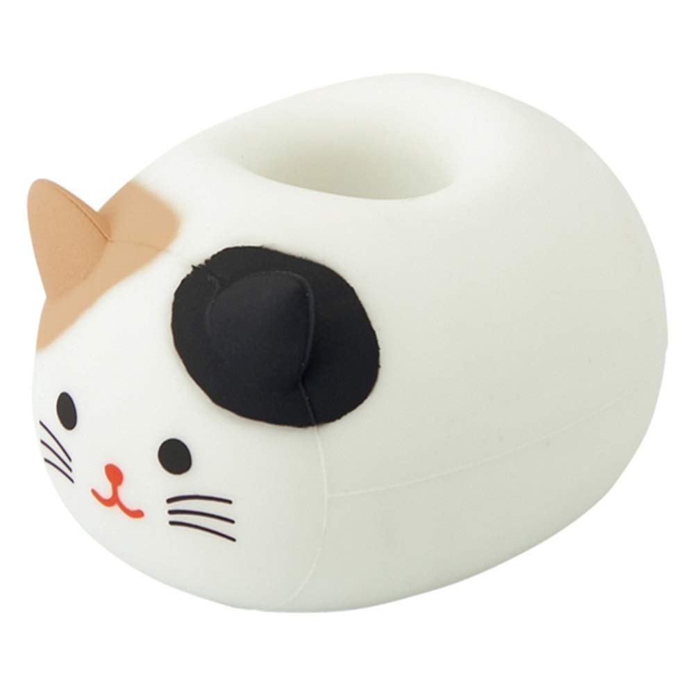 LIHIT LAB SMARTFIT Punilabo Lying Down Pen Stand Calico Cat A7806-7