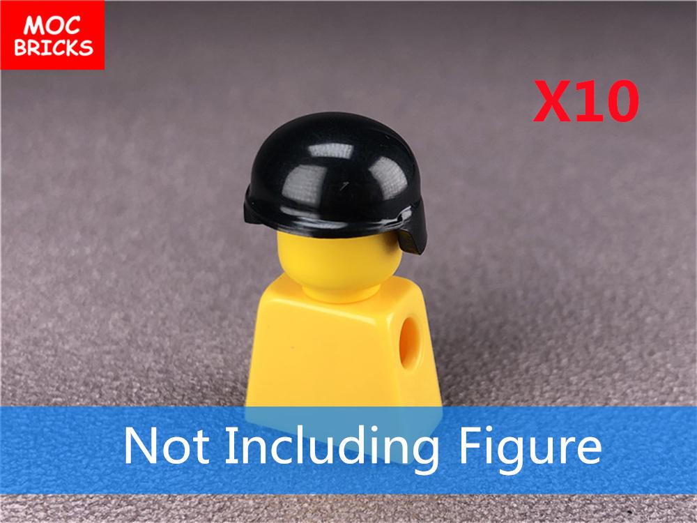 MOC Steine Suona Horn Militärpistole Piraten Gewehr Soldat Gamaschen Helm Actionfigur Zusammengebaute Bausteine Jungen Spielzeug