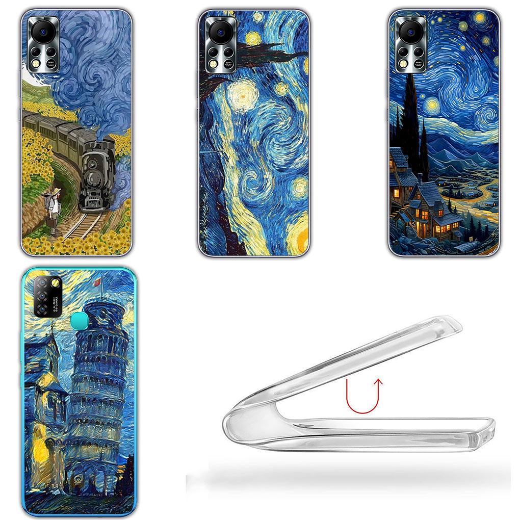 Van Gogh Starry Night Painting Phone Cover for Motorola Moto G13 G14 G53 G54 G62 G72 G82 G84 E13 E20 G42 G32 G23 G22 Soft Case