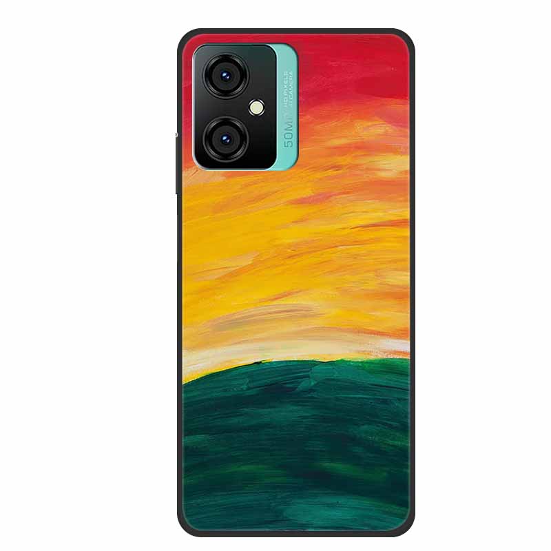 For Blackview Oscal C70 Phone Cover Case Luxury Silicone TPU For Blackview Oscal C 70 Soft Marble Flowers Protective Cases Coque