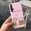 For Huawei Honor 20 Case Stylish Painted Silicone Soft TPU Phone Case Fundas For Huawei Nova 5T 5 T Honor 20 Honor20 Cases Cover