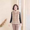 Women's Middle-Aged and Elderly Mink Velvet Winter Vest and Cape