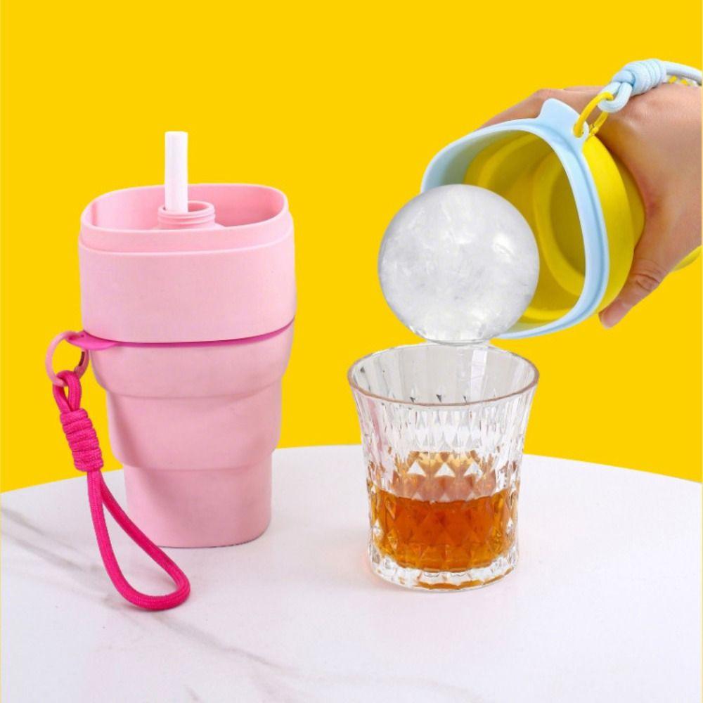 Creative Ice Maker & Drinking Cup Leak-Proof Ice Cube Water Bottle Ice Cube Kettle  Office