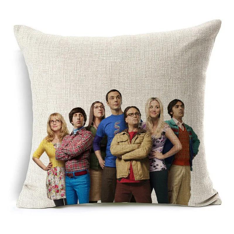 The Big Bang Theory Printed Cushion Cover Home Decorative Soft Pillow Case Cojines Decorativos Para Sofa Pillow Cover