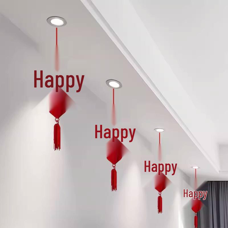 3D Doppel-Glück Hochzeitslaternen zur Dekoration - Hängende Ornamente für Hochzeitszimmer, Wohnzimmerdecke, Seite von Braut & Bräutigam.