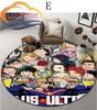 Cartoon My Hero Academia patternCarpet Round Carpet Home Decor Anti-slip  Area Rug {Customize Your Picture}