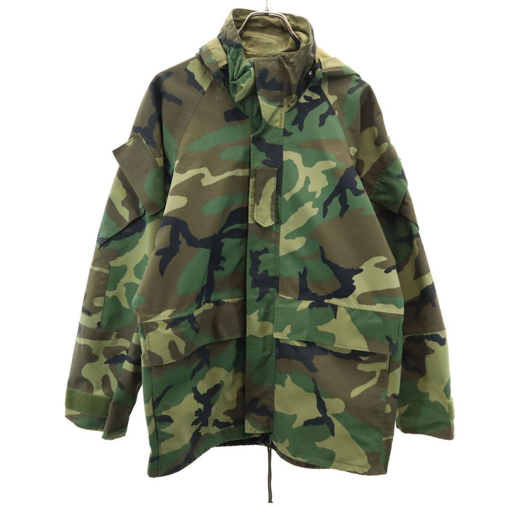 US ARMY 90s GEN Late GORE-TEX Woodland Camo ECWCS Old Mountain Parka Men's Used