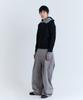 PARADIGMFILM [Ep.03] Slant High-Neck Hooded Knit (Black)