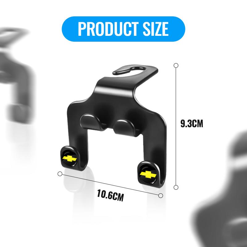 1/2Pcs Car Rear Seat Back Hook Headrest Hidden Holder Storage Hanger For Chevrolet Cruze Sail Onix Corsa Aveo Captiva Sonic Spark S10 Tracker Trax