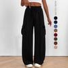 Women's Loose Wide-Leg Sweatpants with Pockets - Autumn/Winter Casual Joggers