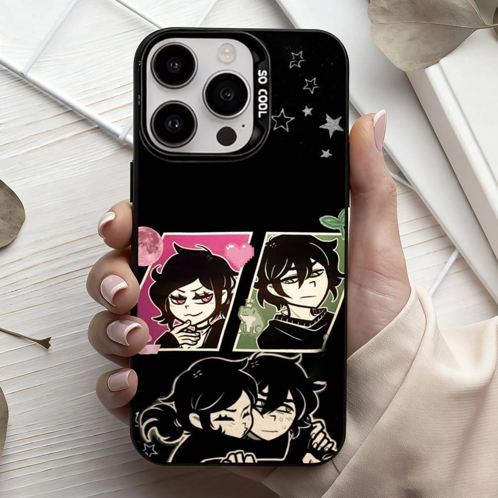 T-The Coffin Of A-Andy And L-Leyley Phone Case For iPhone17,16,15,14,13,12,11 Plus,Pro Max Black Candy Silver Plated Cover