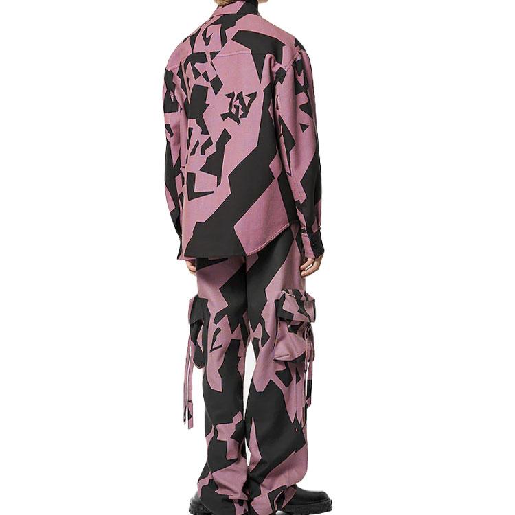 Louis Vuitton 2010 geometric-pattern shirt 1AAT2B