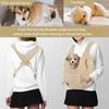 Soft Dog Carrier Cat Backpack Extra Large Capacity Pet Chest Bag Dog and Cat Outdoor Bag Waterproof and Wind Resistant Portable