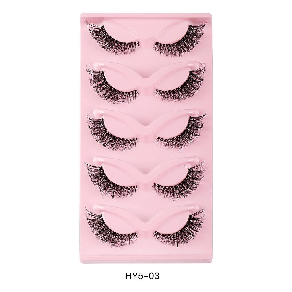 Lashes Fox Eyes False Eyelashes Cat Eye Lashes Lash Extension Supplies Winged Cosplay Faux Cils Beauty Female Makeup Tools Manga
