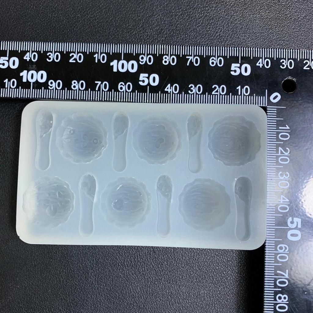 Flexible Silikonform für DIY-Bastelarbeiten Leicht zu reinigen Epoxidharzformen Eiscremekugel-Form Schmuckdekorationsform