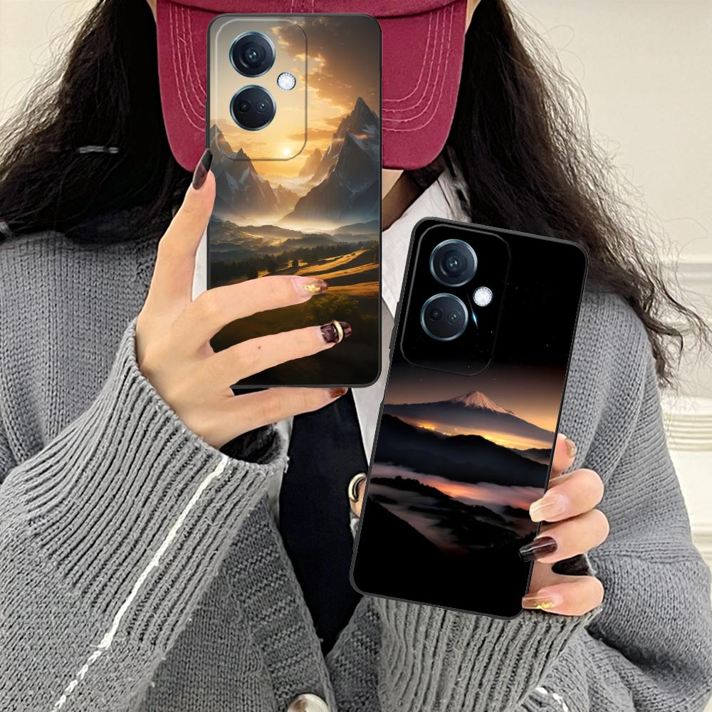 Mountain Forest Mobile Phone Case for OPPO Reno 14 13 12 11 10 9 8 7 6 5 F T Pro 5G Colorful Printing Cover Pretty Luxury Cover