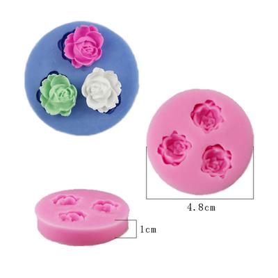 3d Rose Flowers Silicone Mold Cake Chocolate Mold Wedding Cake Decorating Tools Fondant Sugarcraft Cake Mold Confectioner's Tool