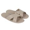 EVA Cushion King Living Room Slippers Cross (Beige)