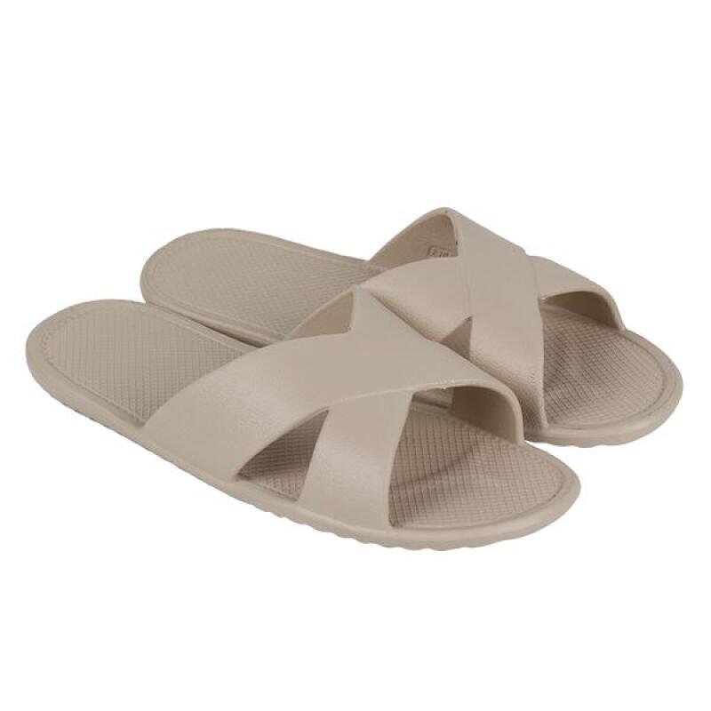 EVA Cushion King Living Room Slippers Cross (Beige) Single product