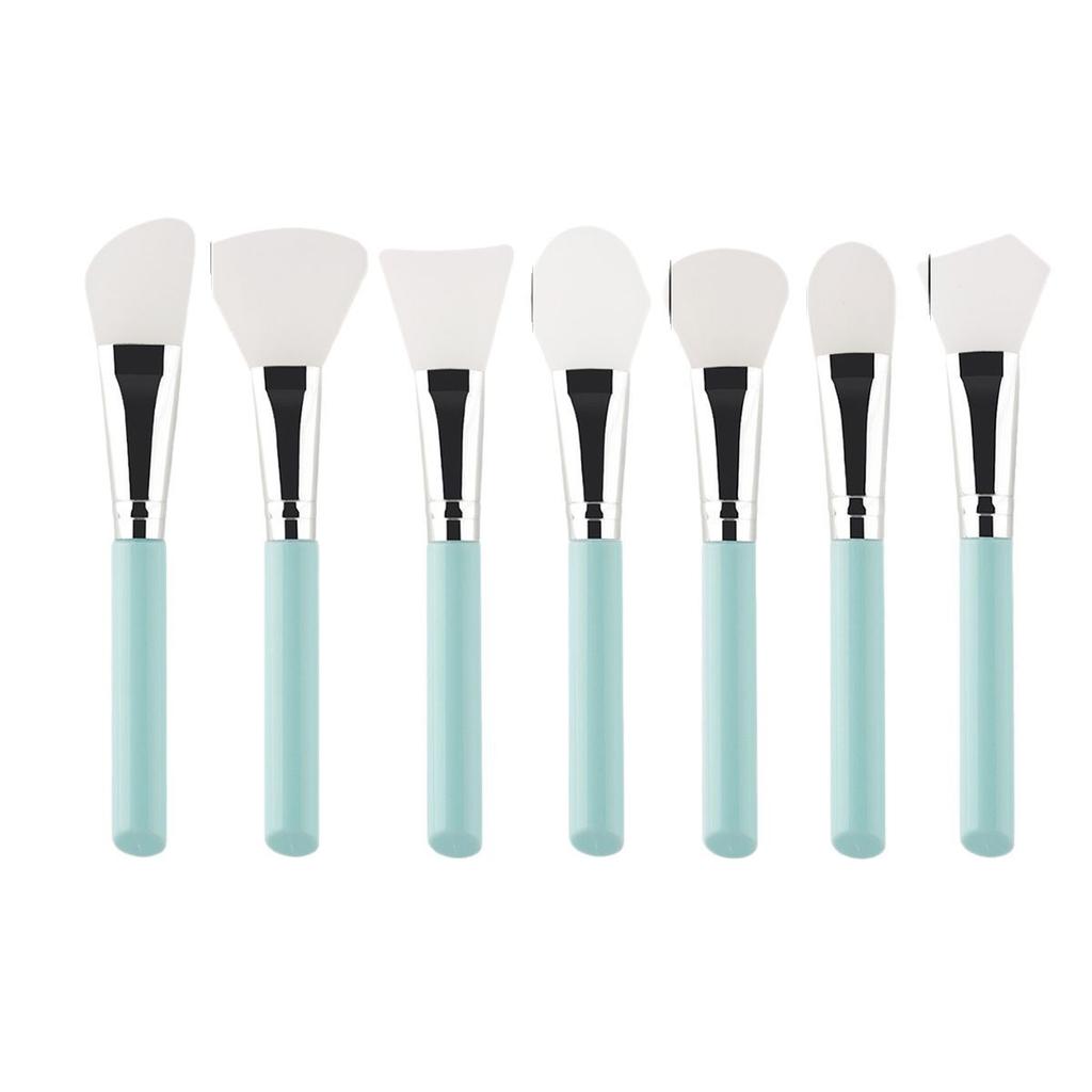 Slant Tail Rod Soft Head Silicone Mask Brush Hydrotherapy Application Mud Film Face Application Silicone Beauty Salon Film Adjustment Brush