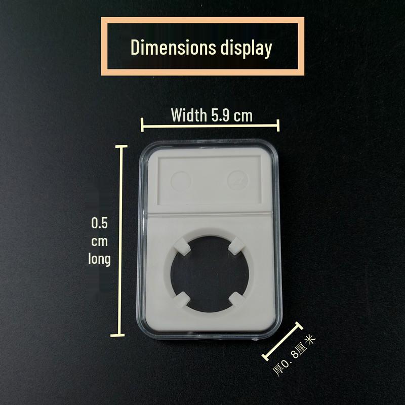 Coin Grading & Protection Box for 18–40mm Medals: Commemorative Coin Collection Case