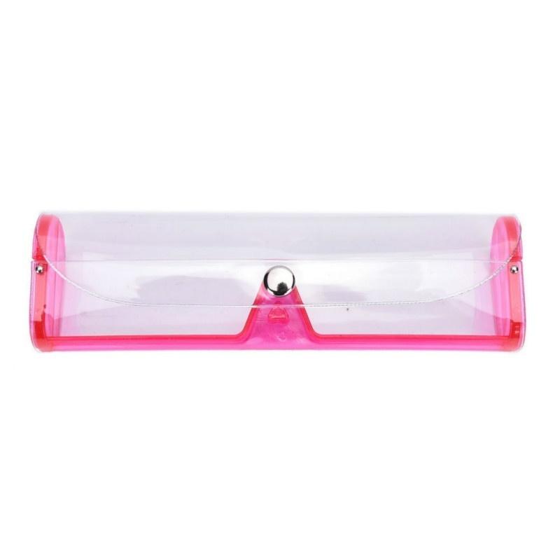 1 Pcs Kawaii PVC Glasses Box Cute Girl's Transparent Glasses Case Protable Eyewear Boxes