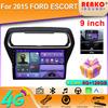 For 2015 FORD ESCORT  Android Auto Carplay GPS Navigation Stereo Multimedia Player 4G Wifi Screen