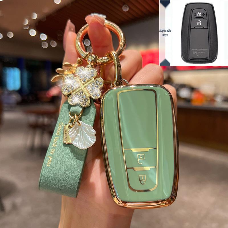 Key Cover for Toyota: Fits 23 Models Including Highlander, 8th Gen Camry, Asia Dragon, RAV4, Rongfang, and CHR.