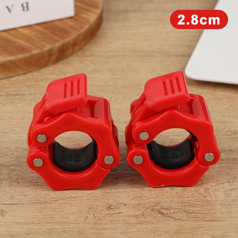 

25/28Mm Heavy Duty Barbell Clips Collar Quick Release Locking Clamps Fixing Nut Clips For Weightlifting Fitness Accessories B1
