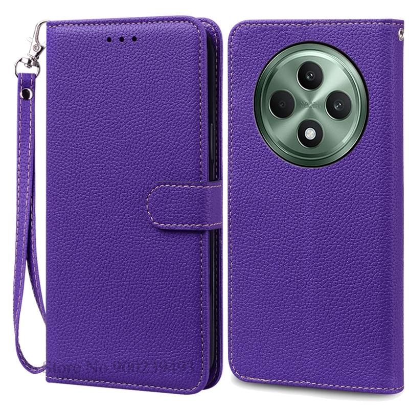 For Oppo Reno 12 FS 5G Etui Lommebok Lær Flip Cover For Oppo Reno 12F Etui Reno 12FS 12 F Reno12F Reno12 Fs Telefonetui Fundas