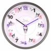Tsujiseru Sanrio Icon Wand 30cm Durchgehend Zweite 2926253 Uhr, Schwarz, Durchmesser, Analog, Still, Zeiger, Kuromi,