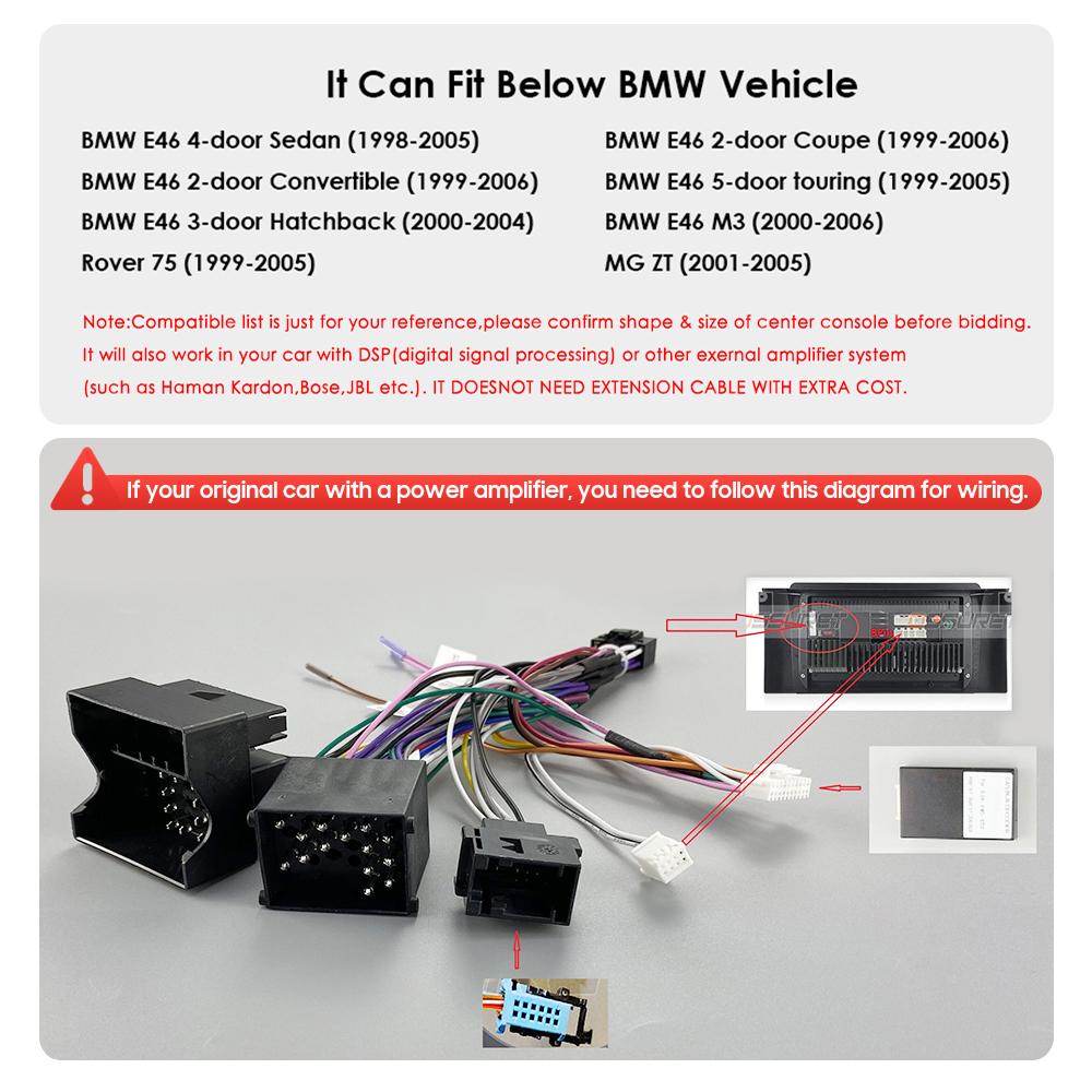 Hizpo 7 Inch 8G 128G AI Voice 2Din Android Auto Radio for BMW 3 E46 M3 318 320 325 330 335 Carplay 4G NET Car Multimedia GPS Intelligent Auto radio