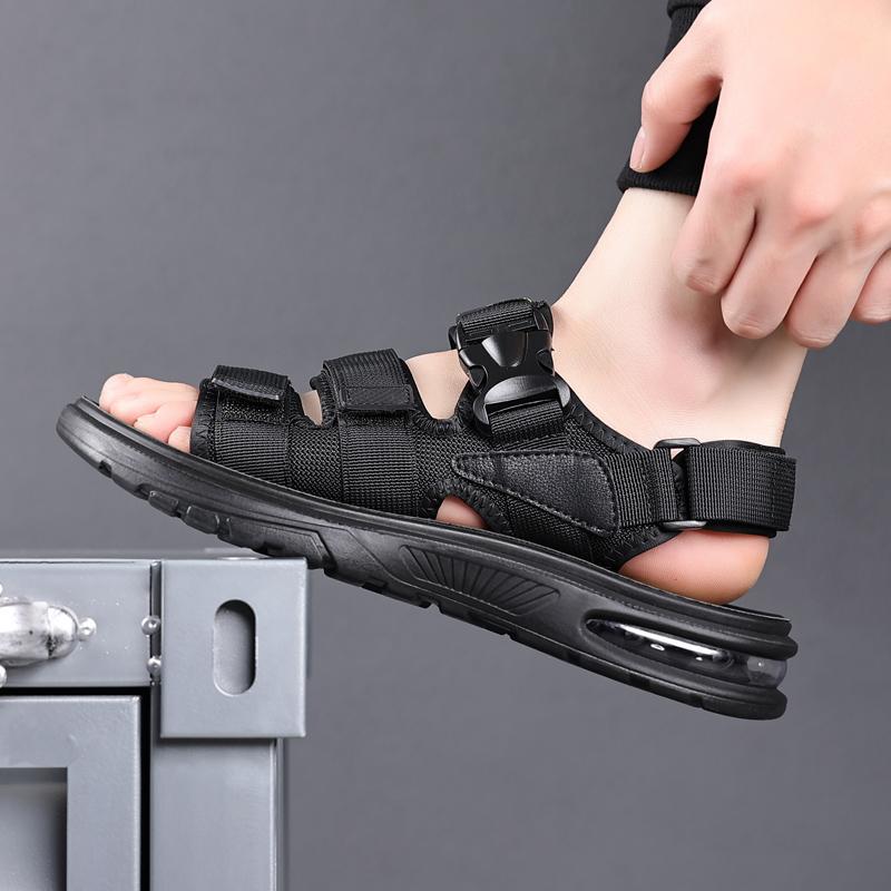 FashionMen Sandals fashion Casual Shoes Summer Outdoor Concise Lightweight canvas Beach Shoes men Slippers Male Sandals