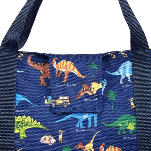 COLORFUL CANDY STYLE Melodica Case, Water-Repellent and Lightweight, "Discover! Explore! Dinosaur Continent" (Navy), Water-Repellent, Lightweight, Sta