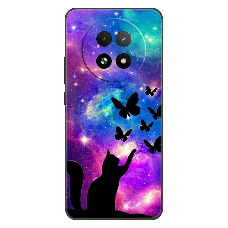 For Realme 13+ 5G Case Silicone Luxury Space Soft Bumper for OPPO Realme 13 Pro Plus 5G Phone Cover TPU Fundas Fashion Bag