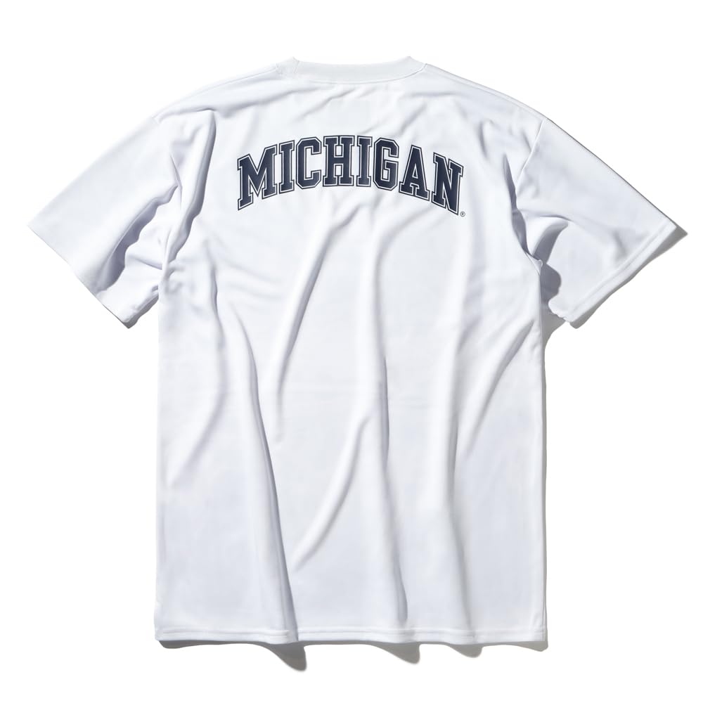 Spalding Michigan Arch Logo T-Shirt, White, XXL, SMT25026M