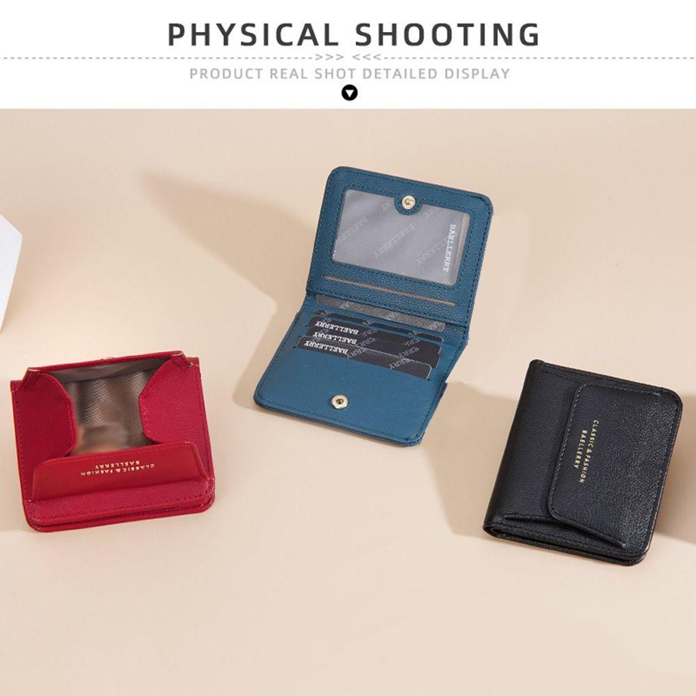 Elegant Women Short Wallet Large Capacity Bank/ID/Credit Card Bag Brand Female Purses  Evening Out