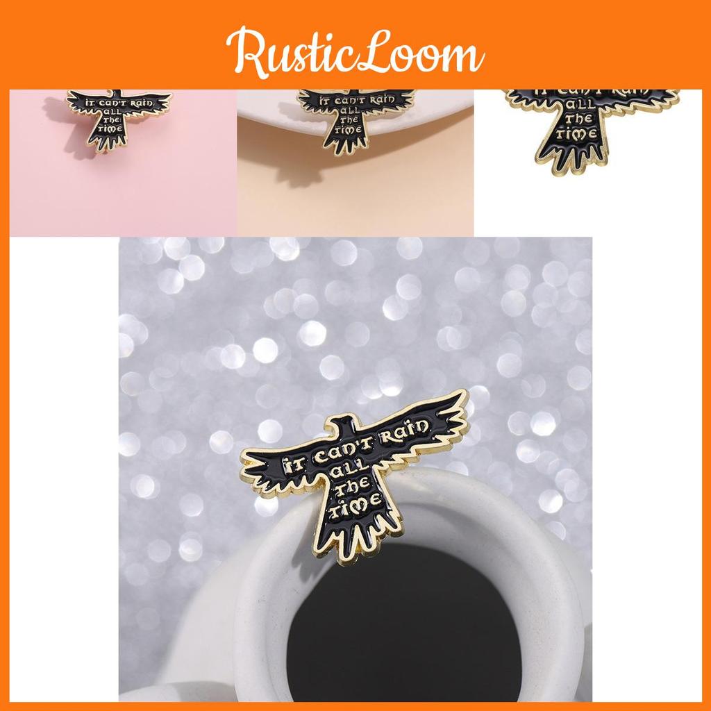 Eye-catching Colorful Eagle Bird Shaped Pin Charming Alloy Brooch For Men And Women