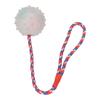 Rubber Dog Chewing Ball with Rope Puppy Teething Training Ball Toy for Medium Small Dogs