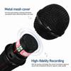 OUNONA Wired Karaoke Microphone, 6.5mm, Black, Handheld Microphone, Compact and Lightweight, for Home Karaoke, Singing, Game Commentary, Live
