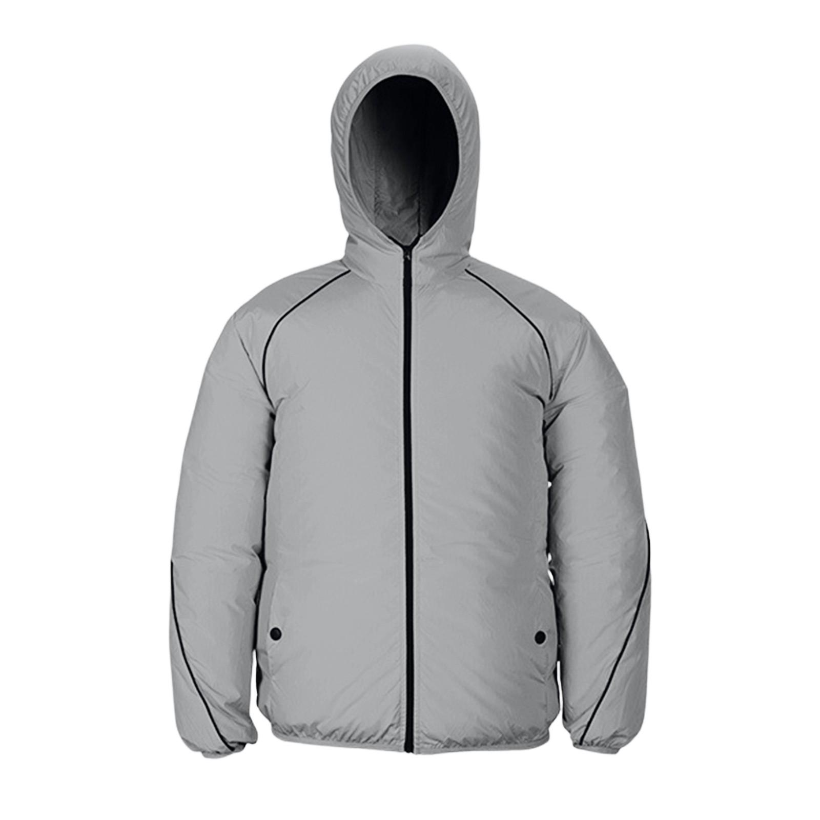 

Женская летняя куртка с вентилятором (Без вентилятора) Рабочая одежда с длинным рукавом, капюшоном и молнией, защита от теплового удара, однотонная S